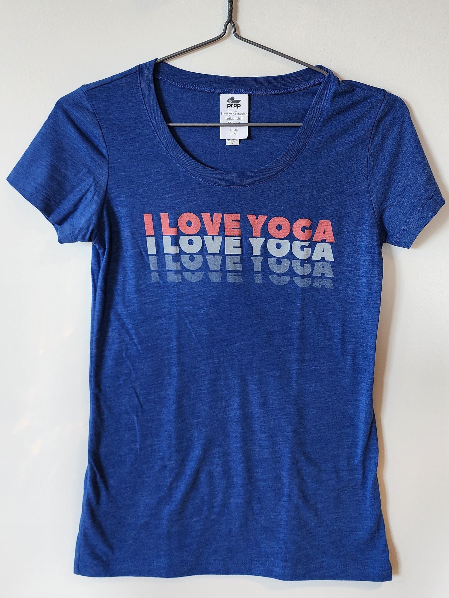T-Shirt: I Love Yoga Stacked